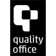 Qualitätszeichen für hochwertige Bürolösungen, kompetente Beratung und passgenauen Service.