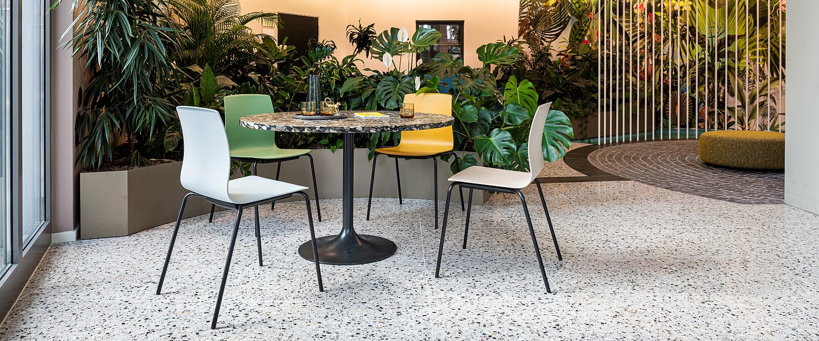 In Kantinen und Mittelzonen beweist Fiore seine Vielfältigkeit und bringt willkommene Abwechslung.