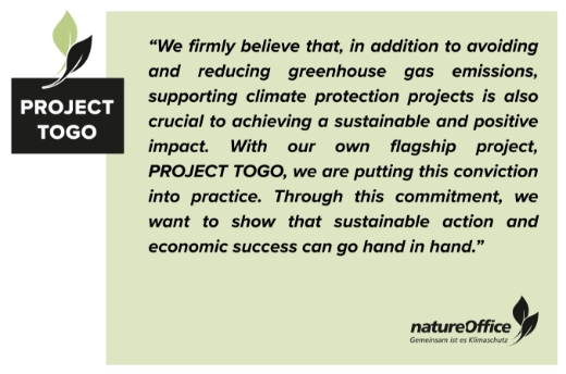 Active climate protection with PROJECT TOGO