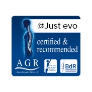 Decision-making aid for buying products that protect the back, rated as “very good” by ÖKO-TEST.