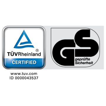 Globally recognised seal of quality for <br />
certified safety.