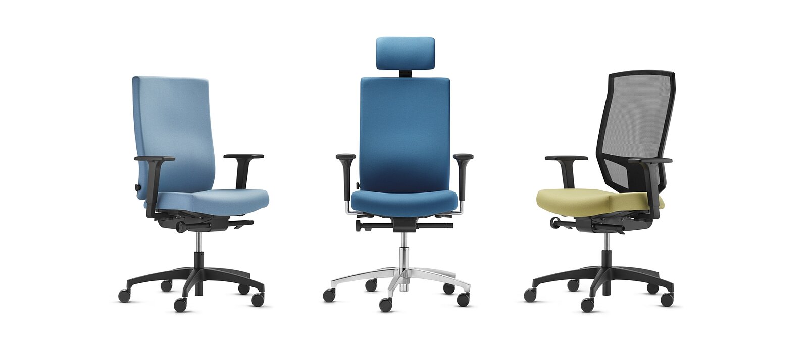 Office chair @Just evo: configure ergonomic swivel chair