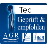 Entscheidungshilfe beim Kauf rückengerechter Produkte, von ÖKO-TEST, als „sehr gut“ bewertet.